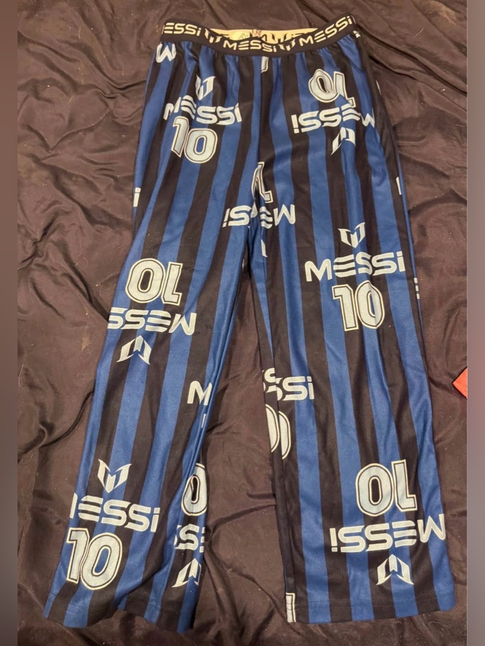 Blue & Black Striped Boy’s Pants